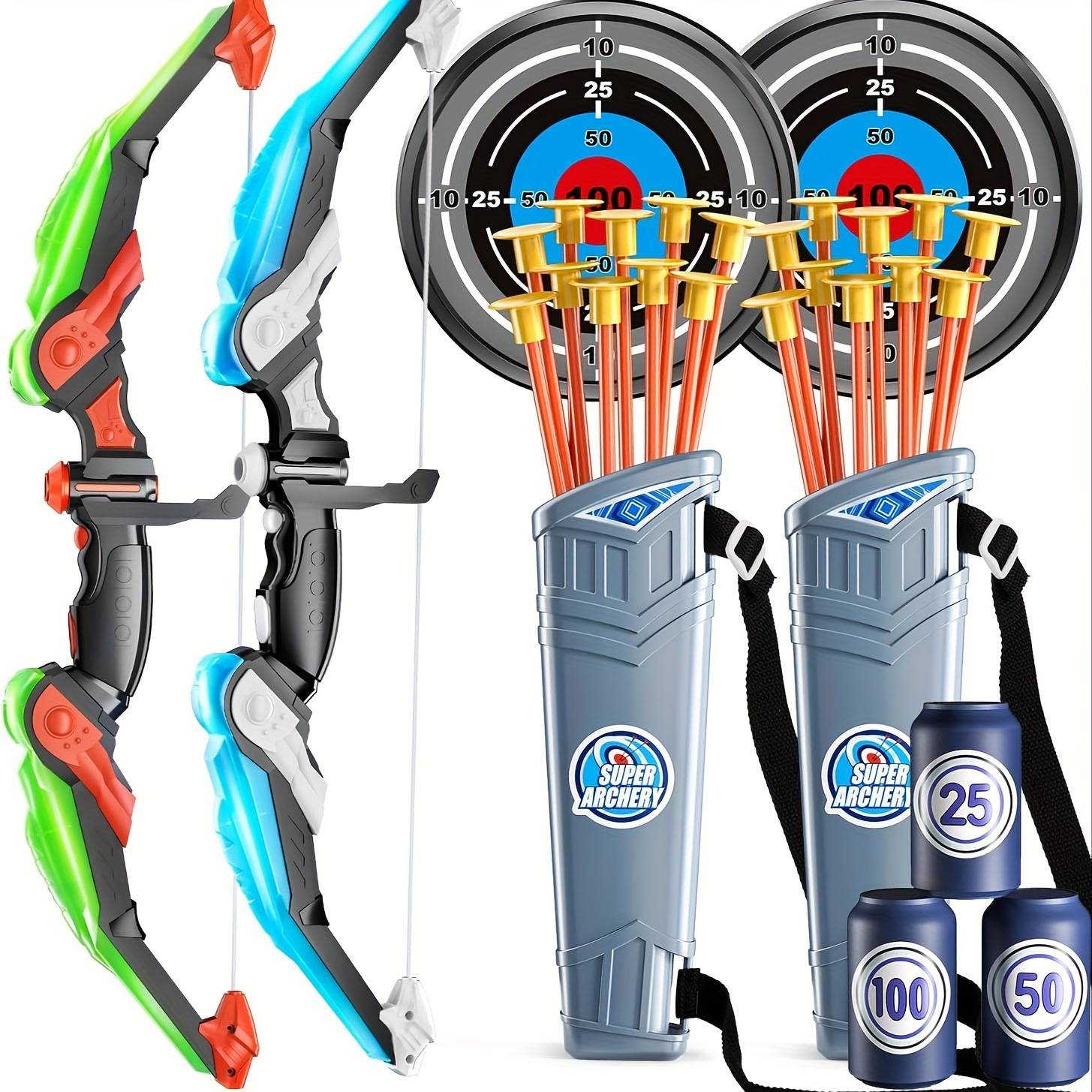 Blue + Green Lightbow + 20 Arrow + 2 Arrow + 2 Darts + 6